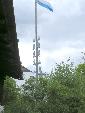 Ankunft auf der Glentleiten, dem größten Freilichtmuseum in Südbayern, von Weitem grüßte schon der stattliche Maibaum