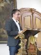 Unser renommierter Napoleon-Biograph Tom Schuler bei einem seiner Referate über Napoleon im Kloster-Festsaal
