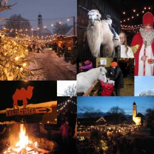 Weihnachtmarkt in Affing bei Augsburg